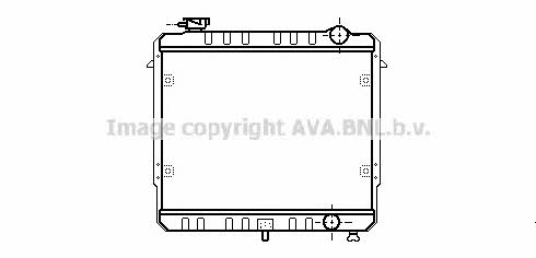 AVA JE2033 Radiator, engine cooling JE2033