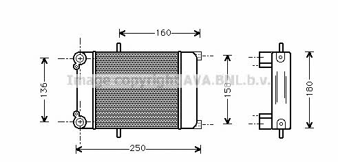 AVA AI3132 Oil cooler AI3132