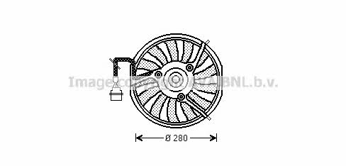 AVA AI7511 Hub, engine cooling fan wheel AI7511