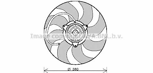 AVA AI7513 Hub, engine cooling fan wheel AI7513