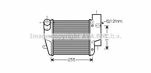 AVA AIA4302 Intercooler, charger AIA4302