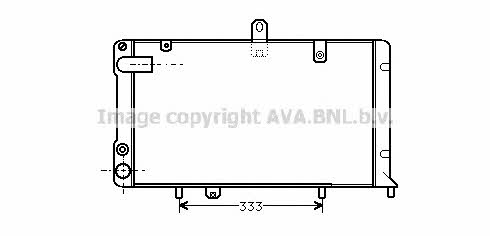 AVA LC2003 Radiator, engine cooling LC2003