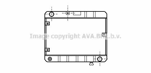 AVA LC2004 Radiator, engine cooling LC2004