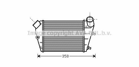 AVA LC4085 Intercooler, charger LC4085