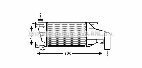 OLA4417 AVA Intercooler, charger