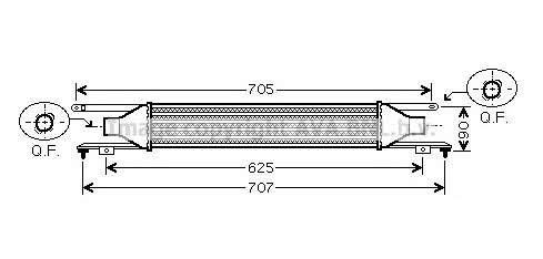 OLA4420 AVA Intercooler, charger