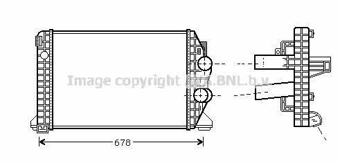 ME4166 AVA Intercooler, charger