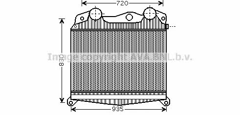 MN4040 AVA Intercooler, charger