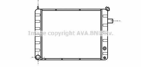 AVA PE2103 Radiator, engine cooling PE2103