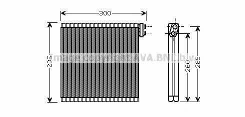 AVA TOV483 Air conditioner evaporator TOV483