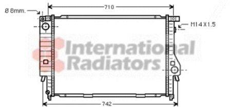 AVA BW2164 Radiator, engine cooling BW2164