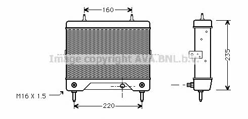 AVA MS3241 Oil cooler MS3241