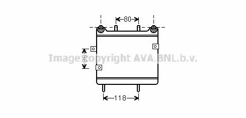 AVA MS3533 Oil cooler MS3533