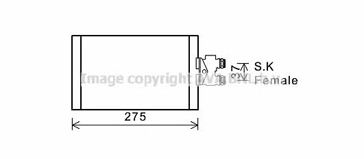 AVA MS3535 Oil cooler MS3535