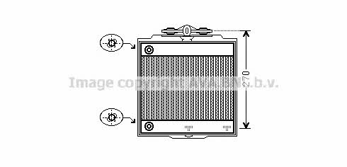 AVA BW2366 Radiator, engine cooling BW2366