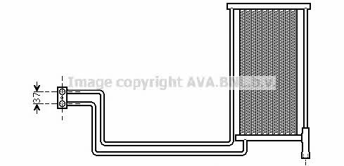 AVA BW3368 Oil cooler BW3368