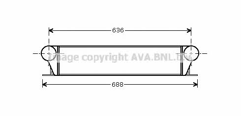BW4253 AVA Intercooler, charger