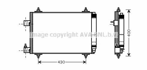 AVA PEA5286 AC Condenser PEA5286 PEA5286 AVA AC Condenser