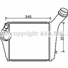 AVA PR4060 Intercooler, charger PR4060