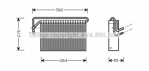 AVA BWV024 Air conditioner evaporator BWV024