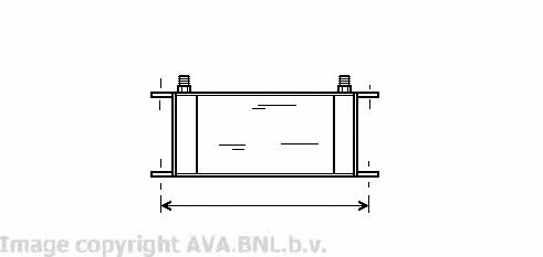 AVA VO3061 Oil cooler VO3061