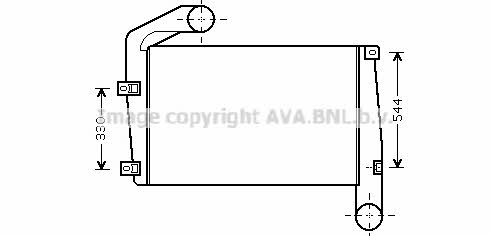 RE4058 AVA Intercooler, charger