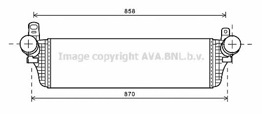 AVA VW4313 Intercooler, charger VW4313