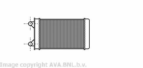 AVA VW6117 Heat exchanger, interior heating VW6117