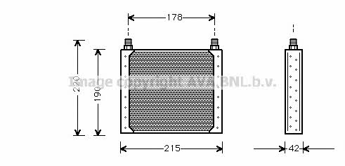 AVA RT3146 Oil cooler RT3146