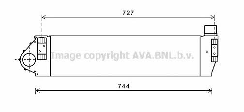 AVA RT4482 Intercooler, charger RT4482