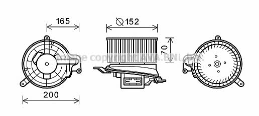 AVA RT8519 Cabin ventilation engine RT8519