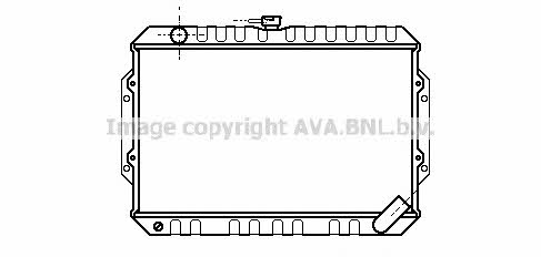 AVA MT2026 Radiator, engine cooling MT2026