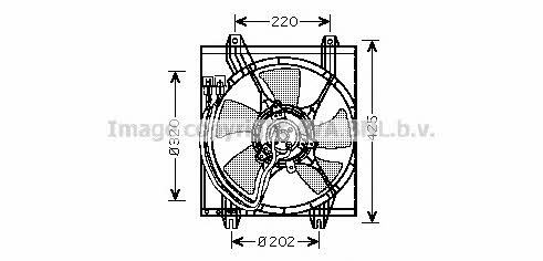 AVA MT7527 Hub, engine cooling fan wheel MT7527