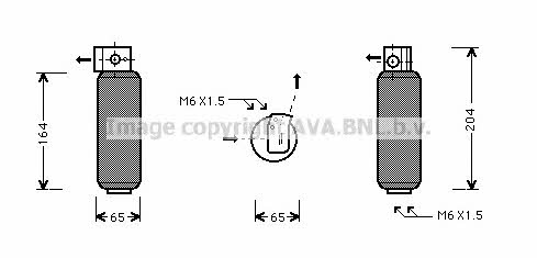 AVA RTD252 Dryer, air conditioner RTD252