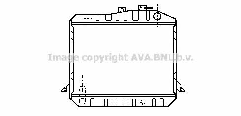 AVA TO2106 Radiator, engine cooling TO2106