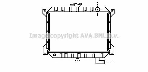 AVA DN2016 Radiator, engine cooling DN2016