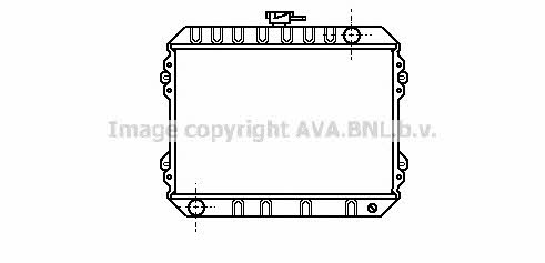 AVA DN2038 Radiator, engine cooling DN2038