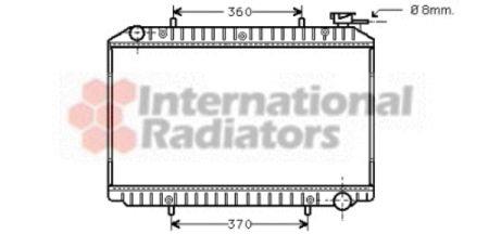 AVA DN2214 Radiator, engine cooling DN2214