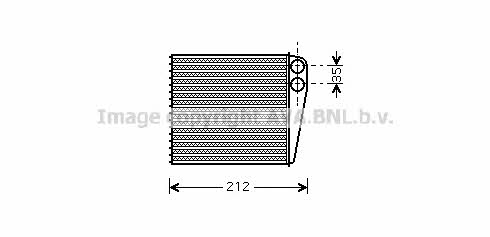 AVA DNA6256 Heat exchanger, interior heating DNA6256