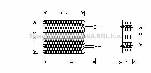 AVA FDV022 Air conditioner evaporator FDV022