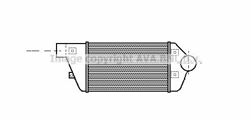 AVA FT4114 Intercooler, charger FT4114