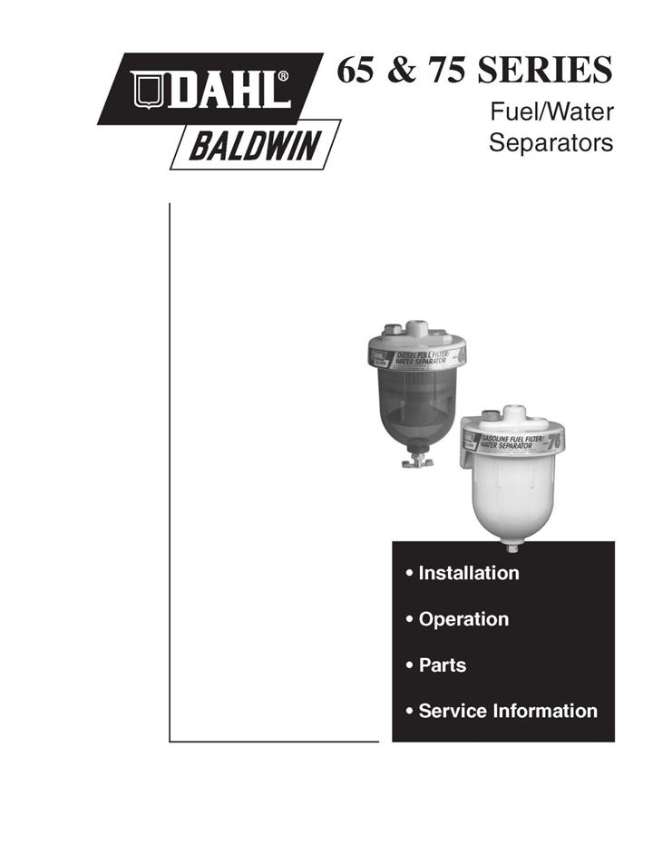 Dehumidifier filter Baldwin 65