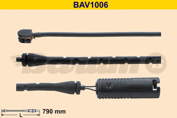 Barum BAV1006 Warning contact, brake pad wear BAV1006