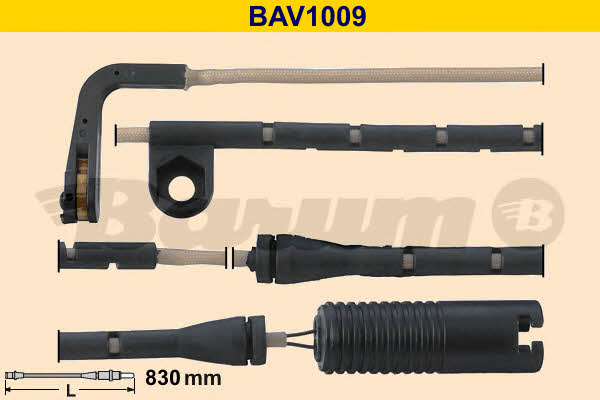 Barum BAV1009 Warning contact, brake pad wear BAV1009