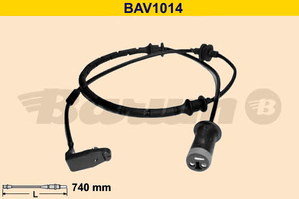 Barum BAV1014 Warning contact, brake pad wear BAV1014