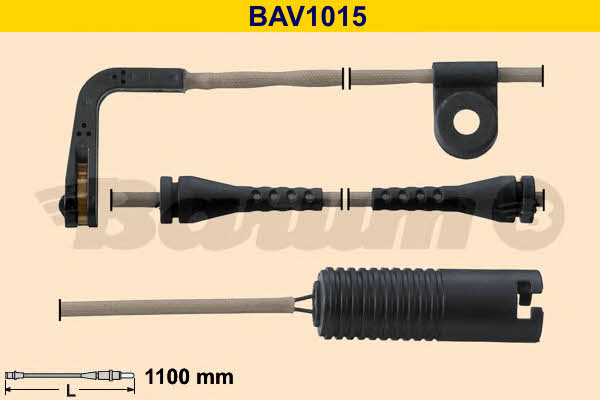 Barum BAV1015 Warning contact, brake pad wear BAV1015