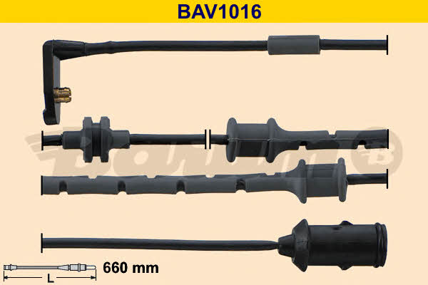 Barum BAV1016 Warning contact, brake pad wear BAV1016