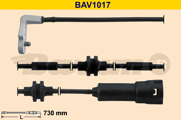 Barum BAV1017 Warning contact, brake pad wear BAV1017