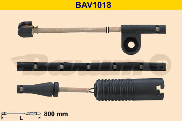 Barum BAV1018 Warning contact, brake pad wear BAV1018
