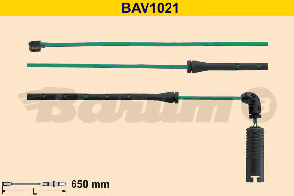 Barum BAV1021 Warning contact, brake pad wear BAV1021